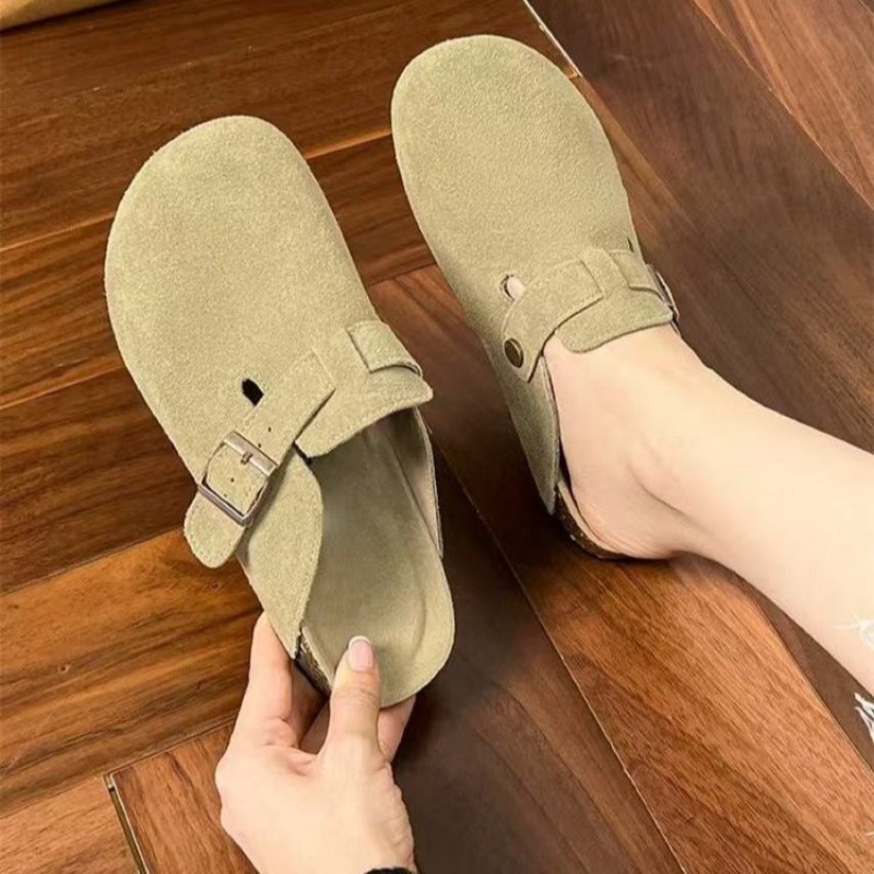 Fashion Women Suede Clogs Slip - Women'S Shoes With Arch Support incelemesi ve fiyatı