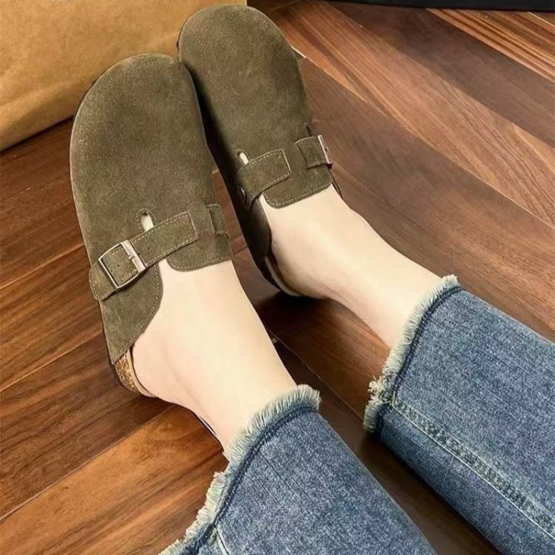 Fashion Women Suede Clogs Slip - Women'S Shoes With Arch Support incelemesi ve fiyatı