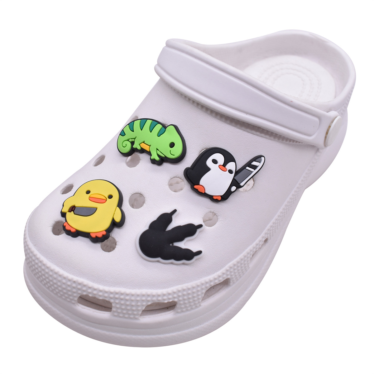 New 1Pcs  Cartnoon Animals Sho - Croc Style Clog incelemesi ve fiyatı