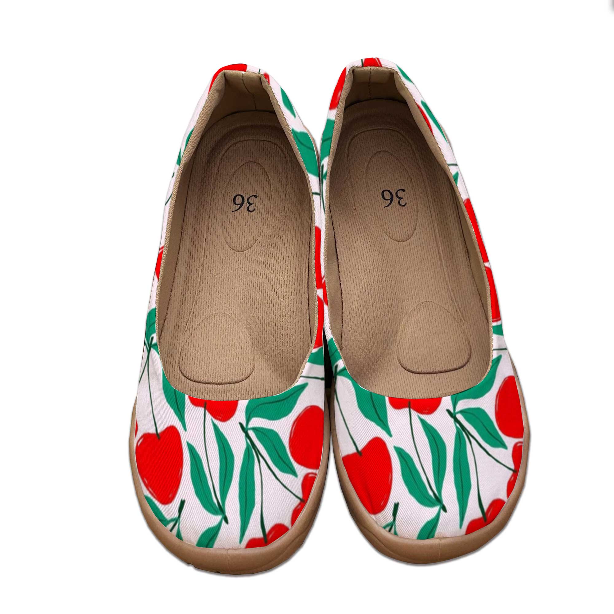 Sweet Cherry-Colored Wide-Fit  - Women'S Shoes For Wide Feet incelemesi ve fiyatı