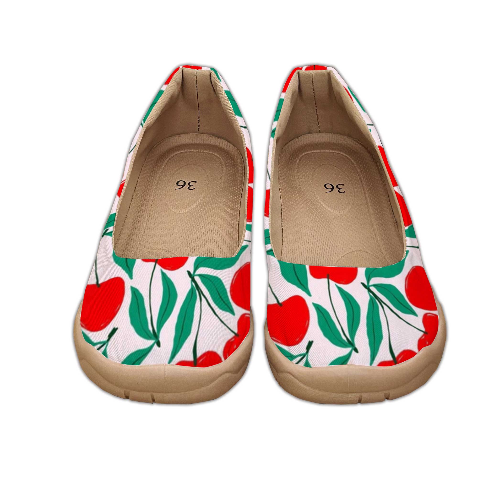 Sweet Cherry-Colored Wide-Fit  - Women'S Shoes For Wide Feet incelemesi ve fiyatı