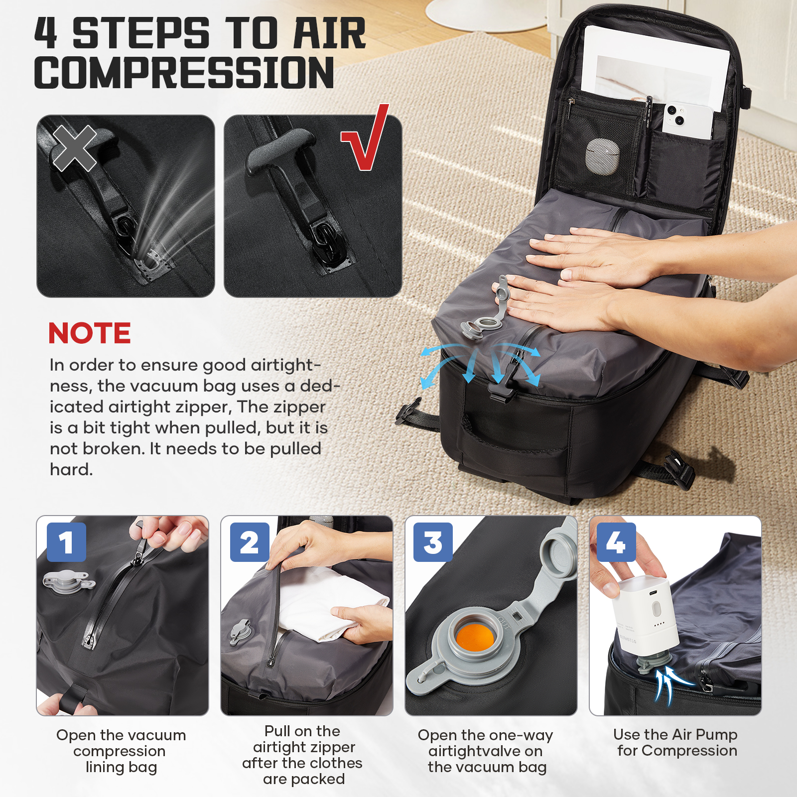 Women Backpack Vacuum Backpack - Women Shoes Zipper incelemesi ve fiyatı