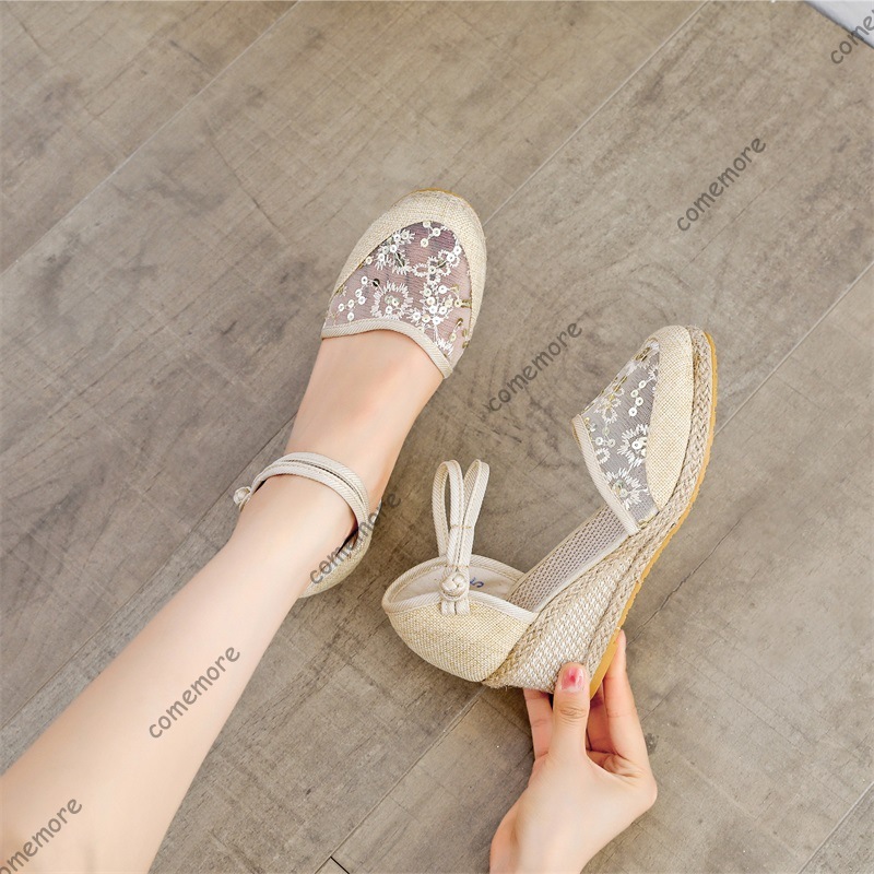 Women's Lace Mesh Espadrille W - Espadrille Wedge Shoes incelemesi ve fiyatı