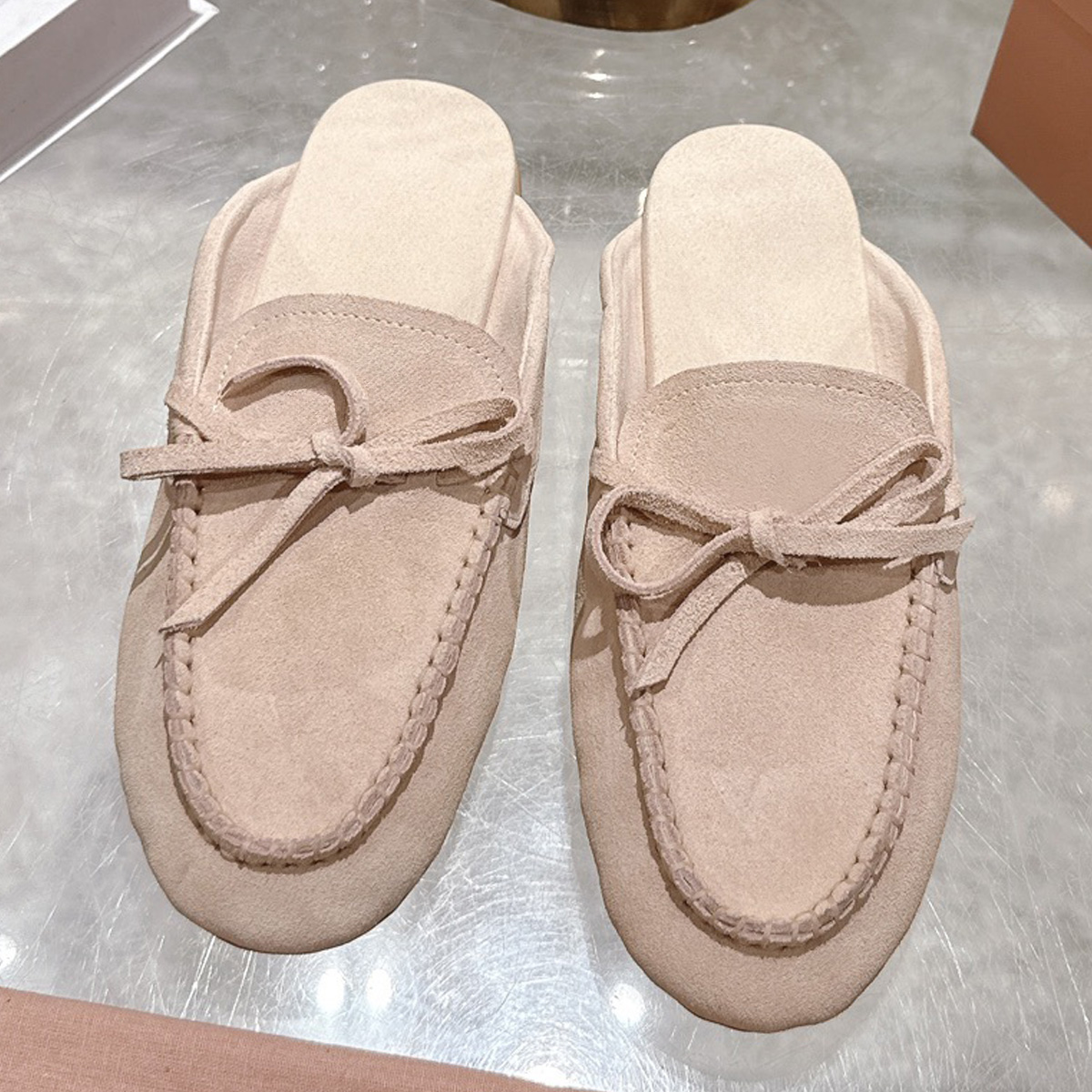 2026 Women's Suede Bow Loafer  - Kids Shoes Women incelemesi ve fiyatı