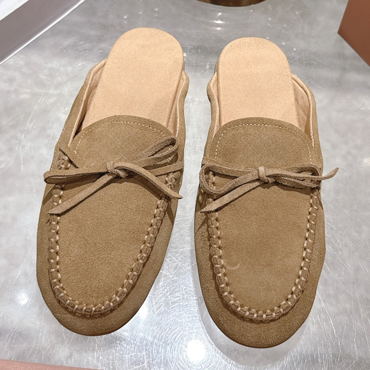 2026 Women's Suede Bow Loafer  - Kids Shoes Women incelemesi ve fiyatı