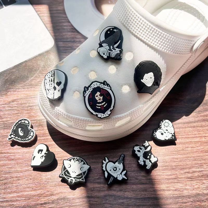Halloween Skull Shoe Charms fo - Croc Style Clog incelemesi ve fiyatı