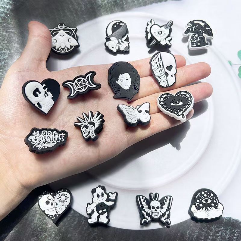 Halloween Skull Shoe Charms fo - Croc Style Clog incelemesi ve fiyatı
