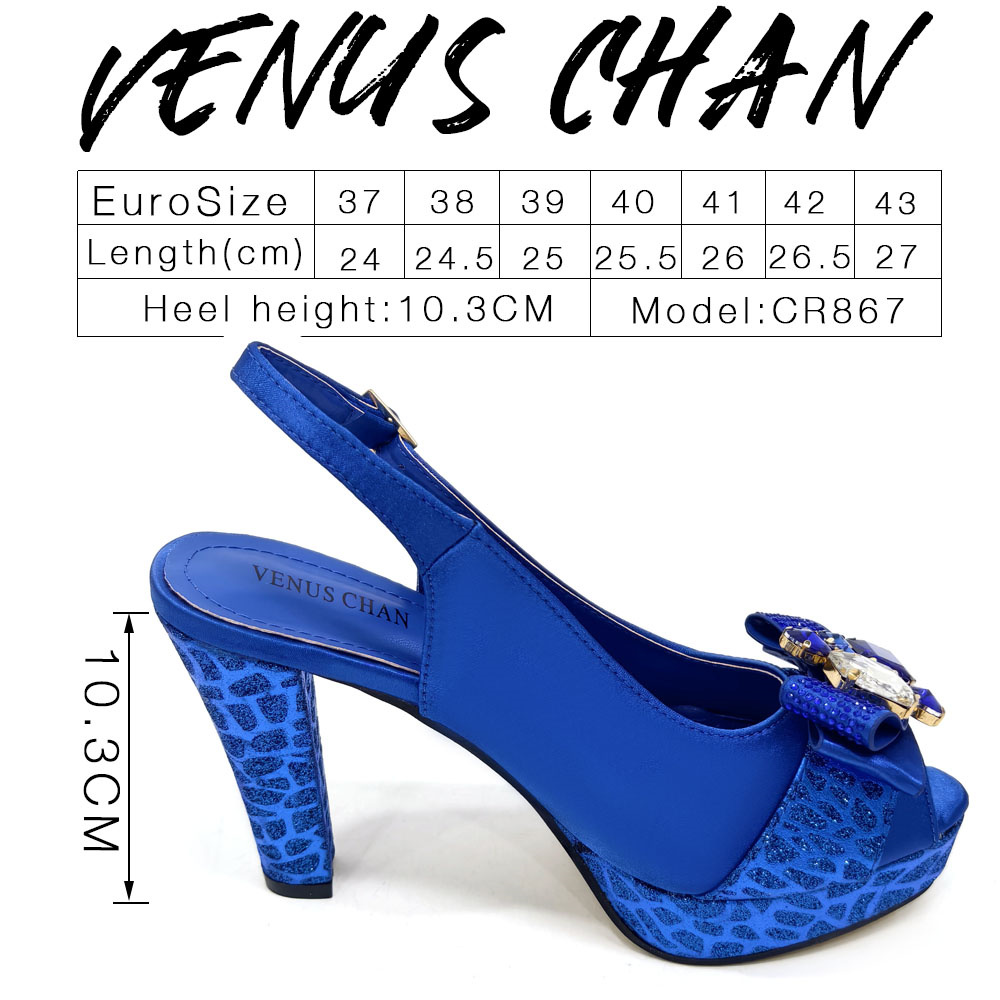 2024 Rhinestone Design INS Hot - Women'S Shoes Navy Blue incelemesi ve fiyatı
